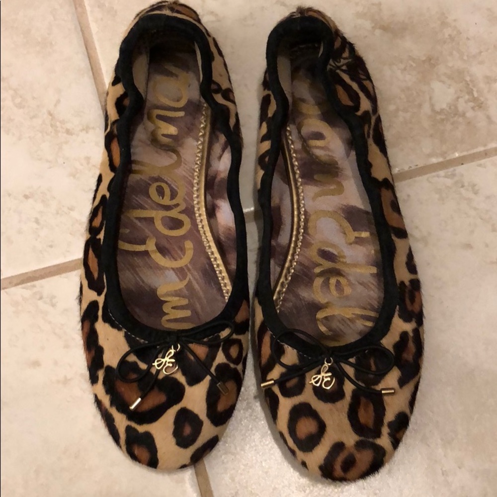 Sam Edelman Leopard Flats
